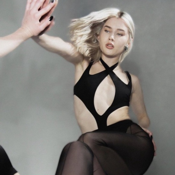 H&M x MUGLER Swimsuit/ Bodysuit Size 12